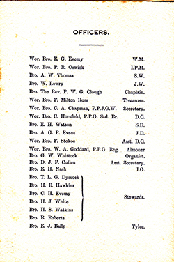 Evemy Officers
